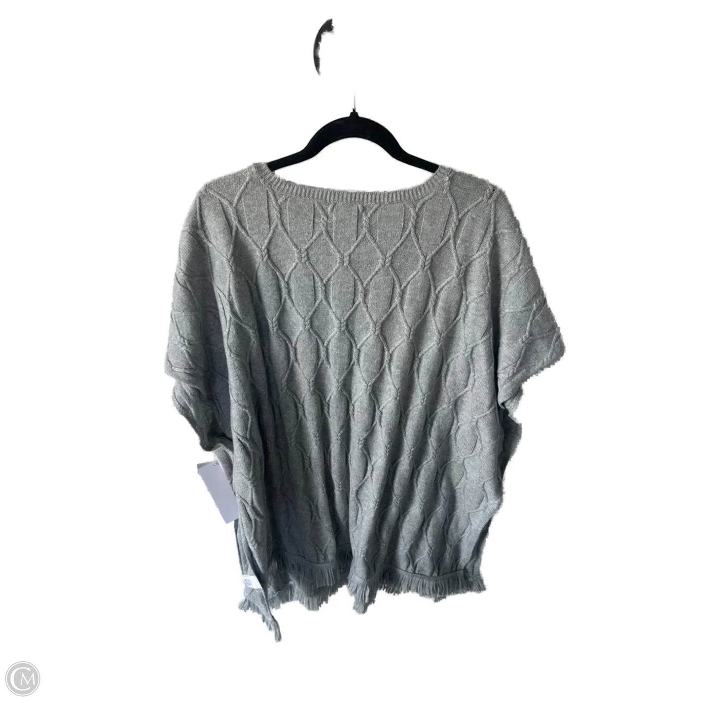 Sweater Short Sleeve By Sonoma In Grey, Size: L