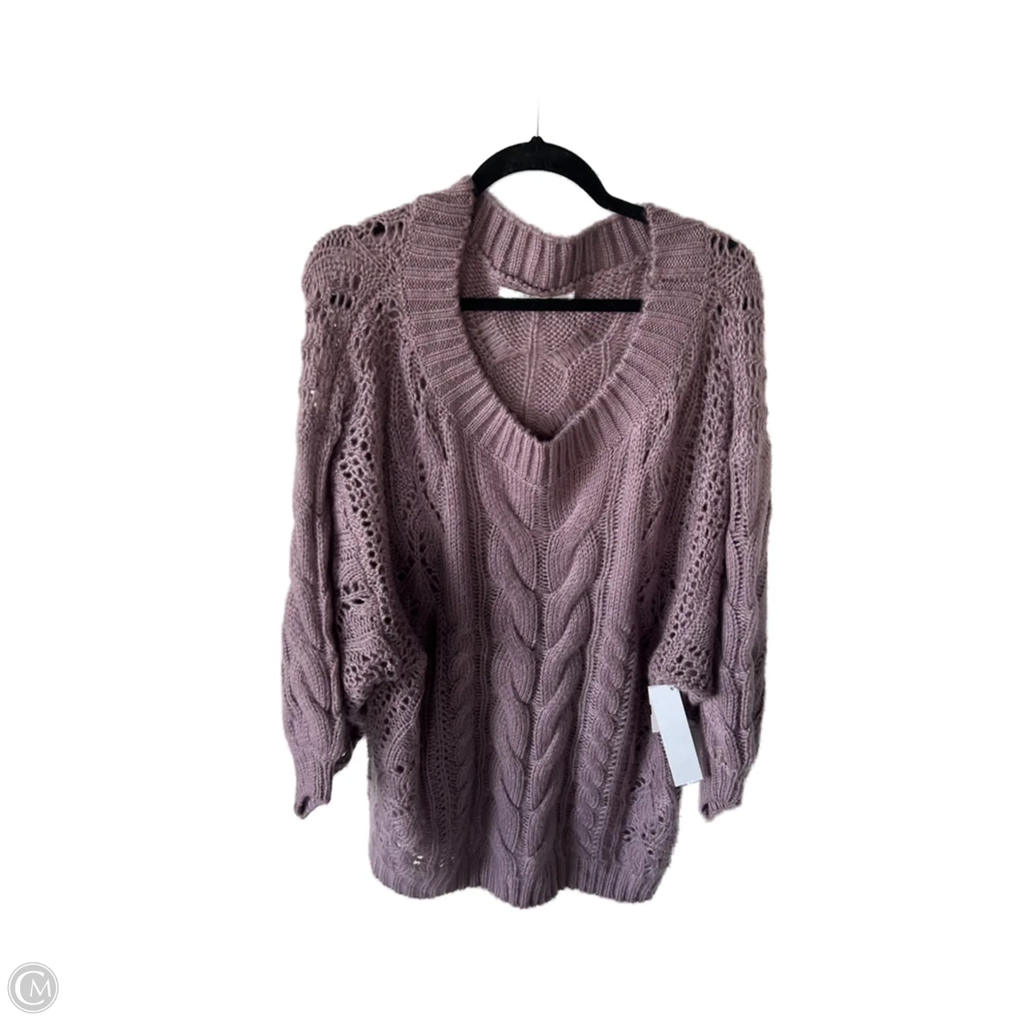 Sweater By Clothes Mentor In Purple, Size: M