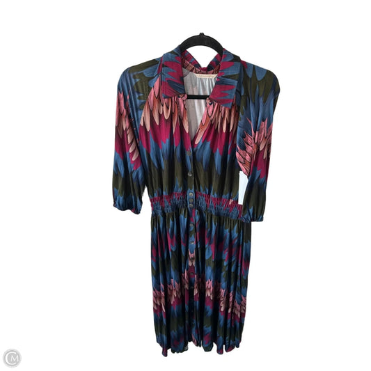 Dress Casual Maxi By Soft Surroundings In Blue & Red, Size: M