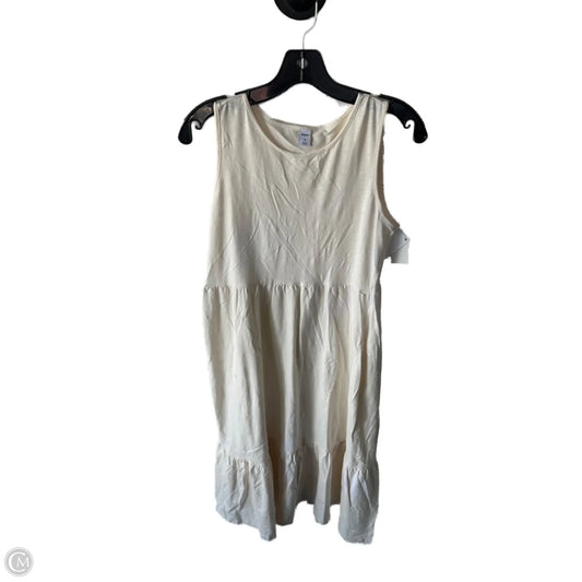 Dress Casual Midi By Old Navy In Cream, Size: M