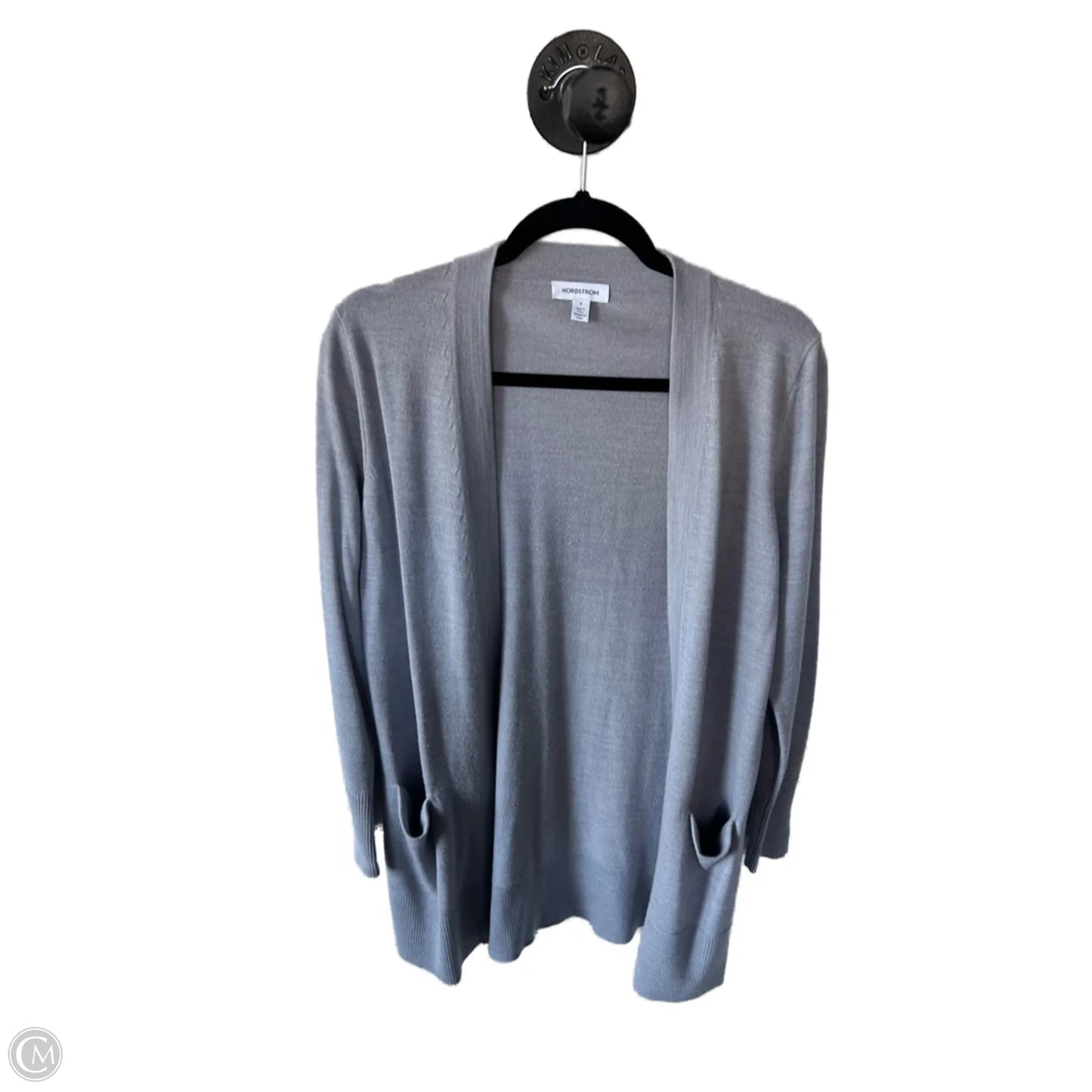 Sweater Cardigan By Nordstrom In Grey, Size: S