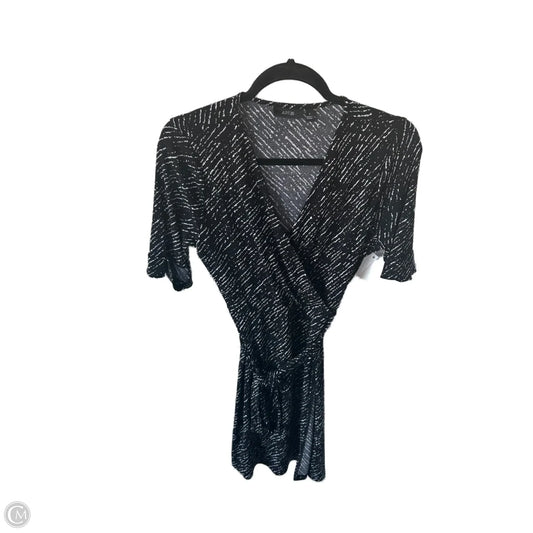 Dress Casual Short By Apt 9 In Black & White, Size: S