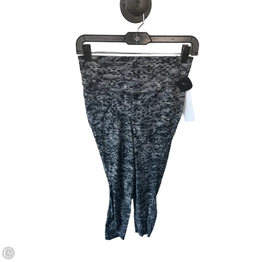 Athletic Leggings By Lululemon In Black & Grey, Size: 6