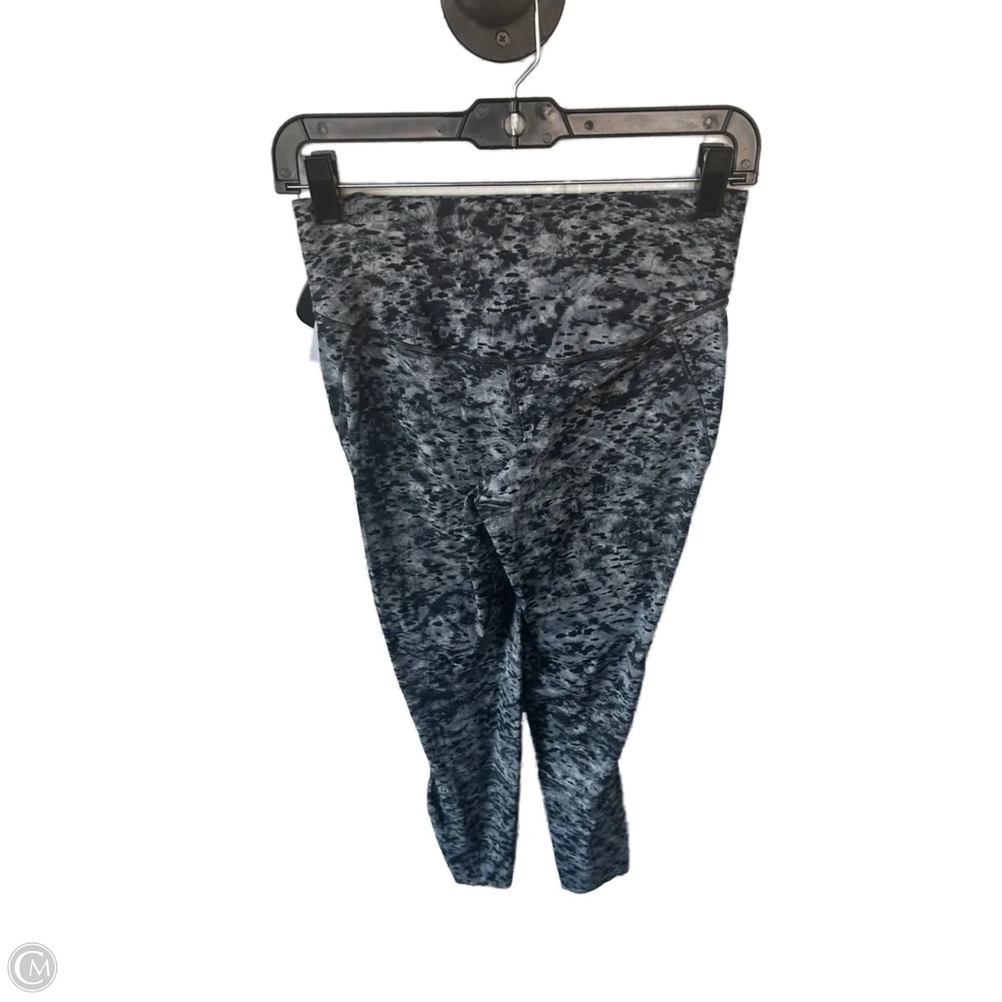 Athletic Leggings By Lululemon In Black & Grey, Size: 6