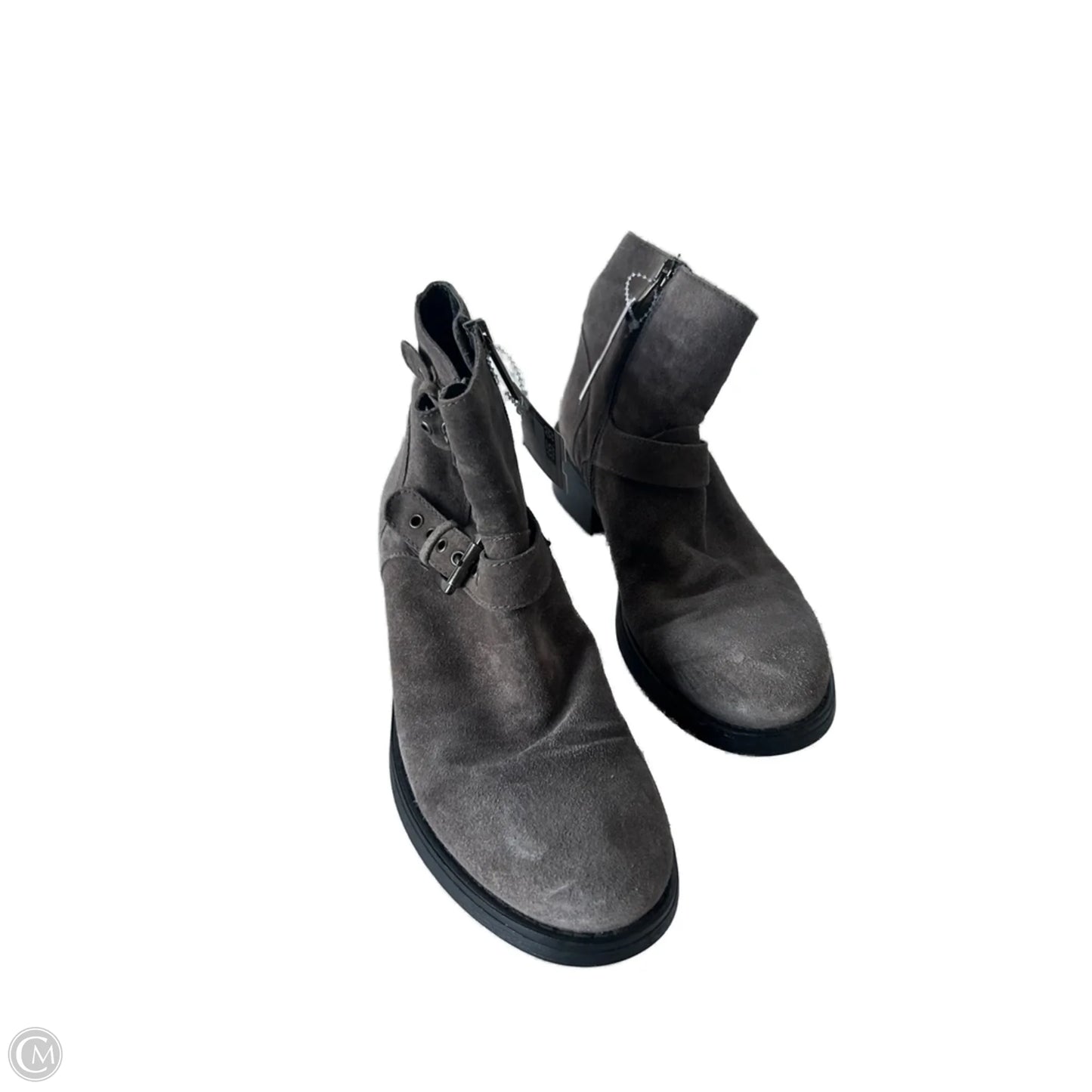 Boots Ankle Heels By Aquatalia In Brown, Size: 7.5