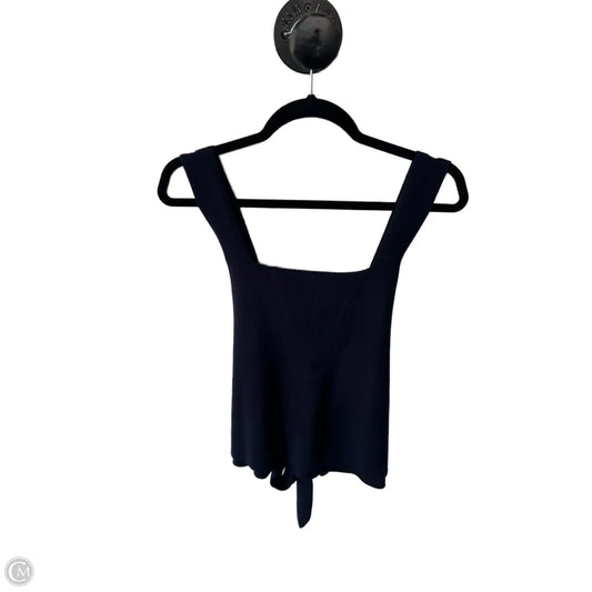 Sweater Short Sleeve By Anthropologie In Navy, Size: M