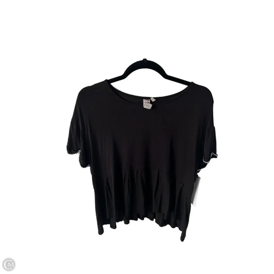 Top Short Sleeve By Dolan Left Coast In Black, Size: M