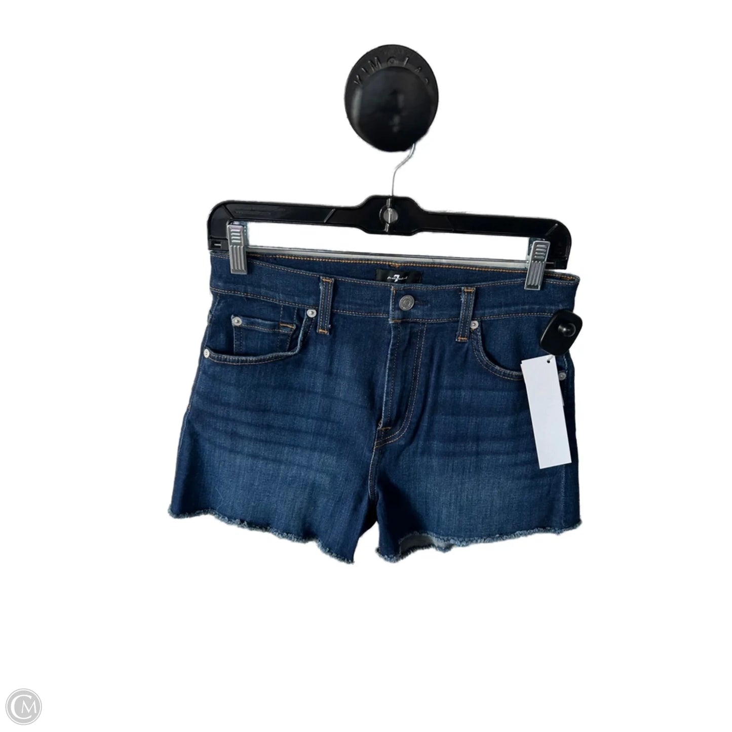 Shorts By 7 For All Mankind In Blue Denim, Size: 4