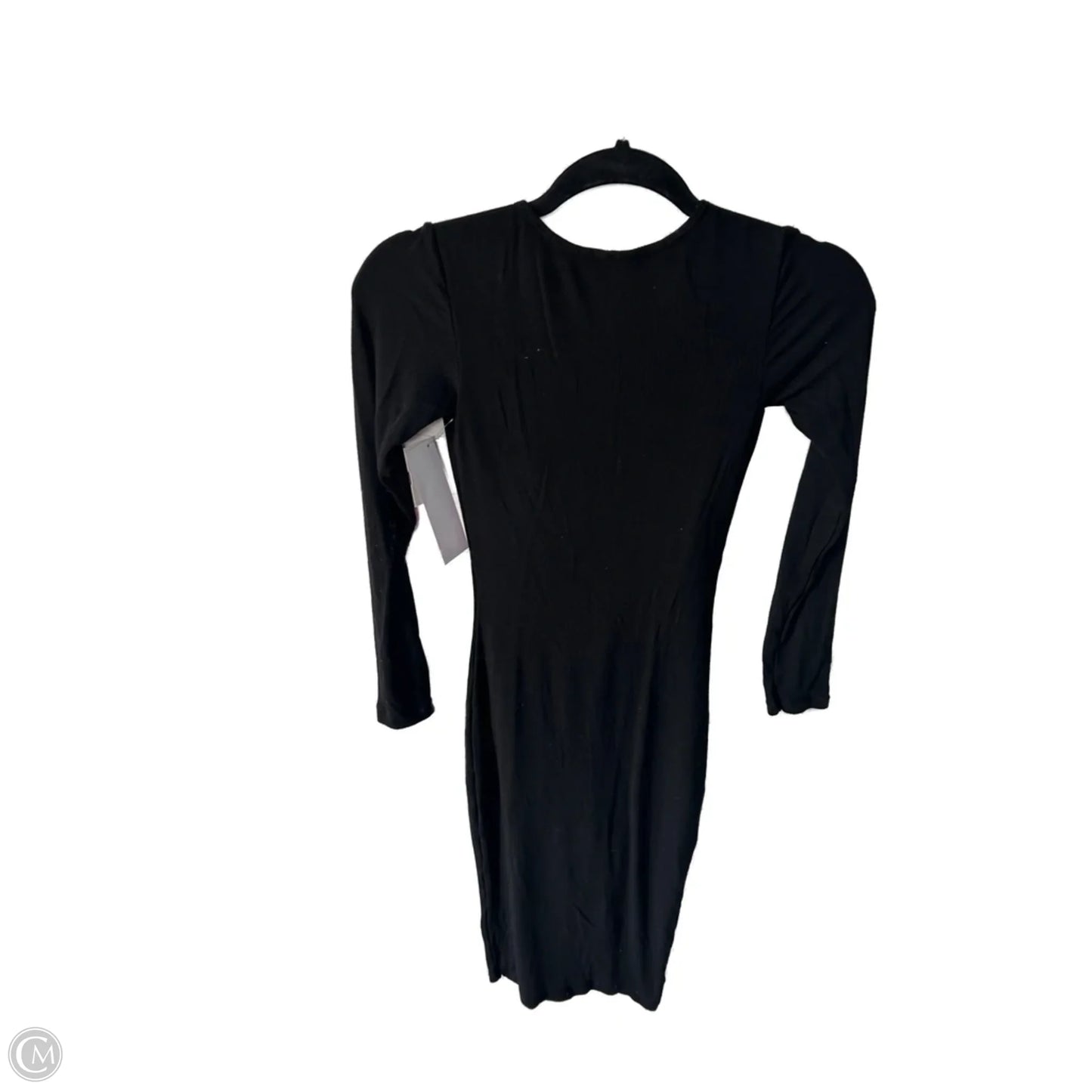 Dress Casual Midi By Cmc In Black, Size: Xs