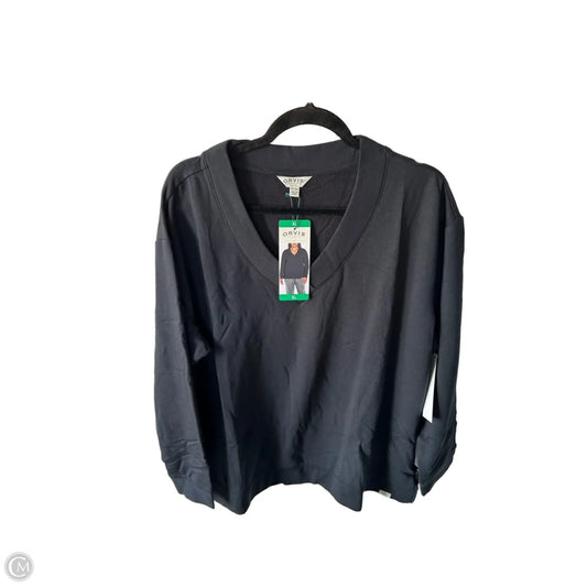 Sweatshirt Crewneck By Orvis In Black, Size: Xl