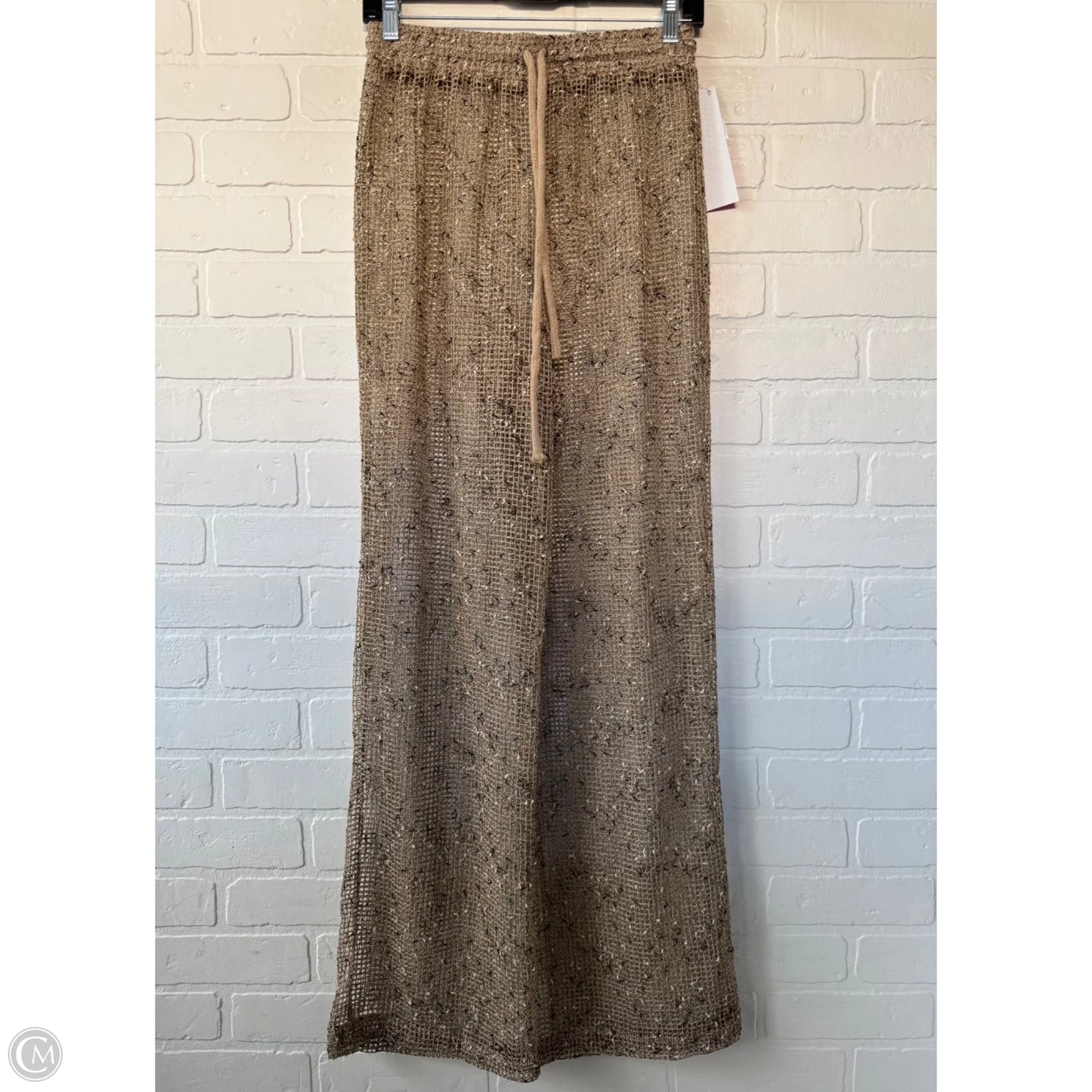 Swimwear Cover-up By Clothes Mentor In Tan, Size: 4