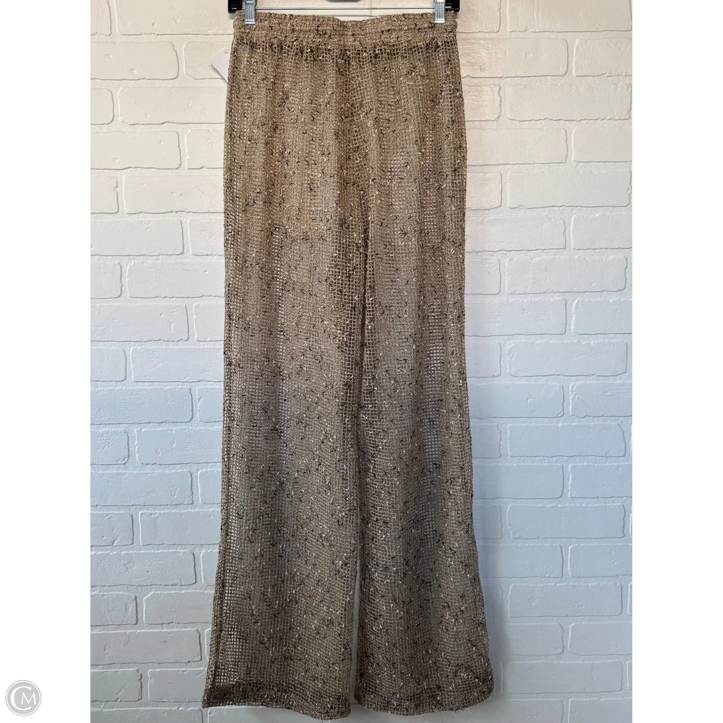 Swimwear Cover-up By Clothes Mentor In Tan, Size: 4