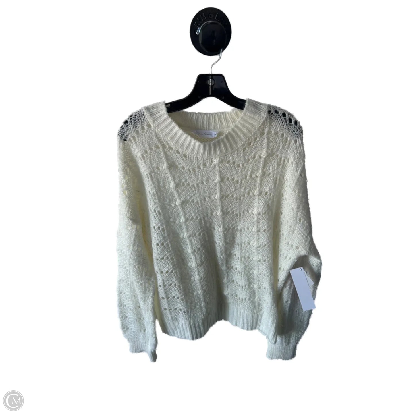 Sweater By Cmc In Cream, Size: Xl