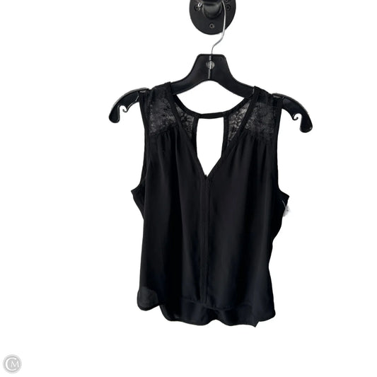 Top Sleeveless By Banana Republic In Black, Size: S
