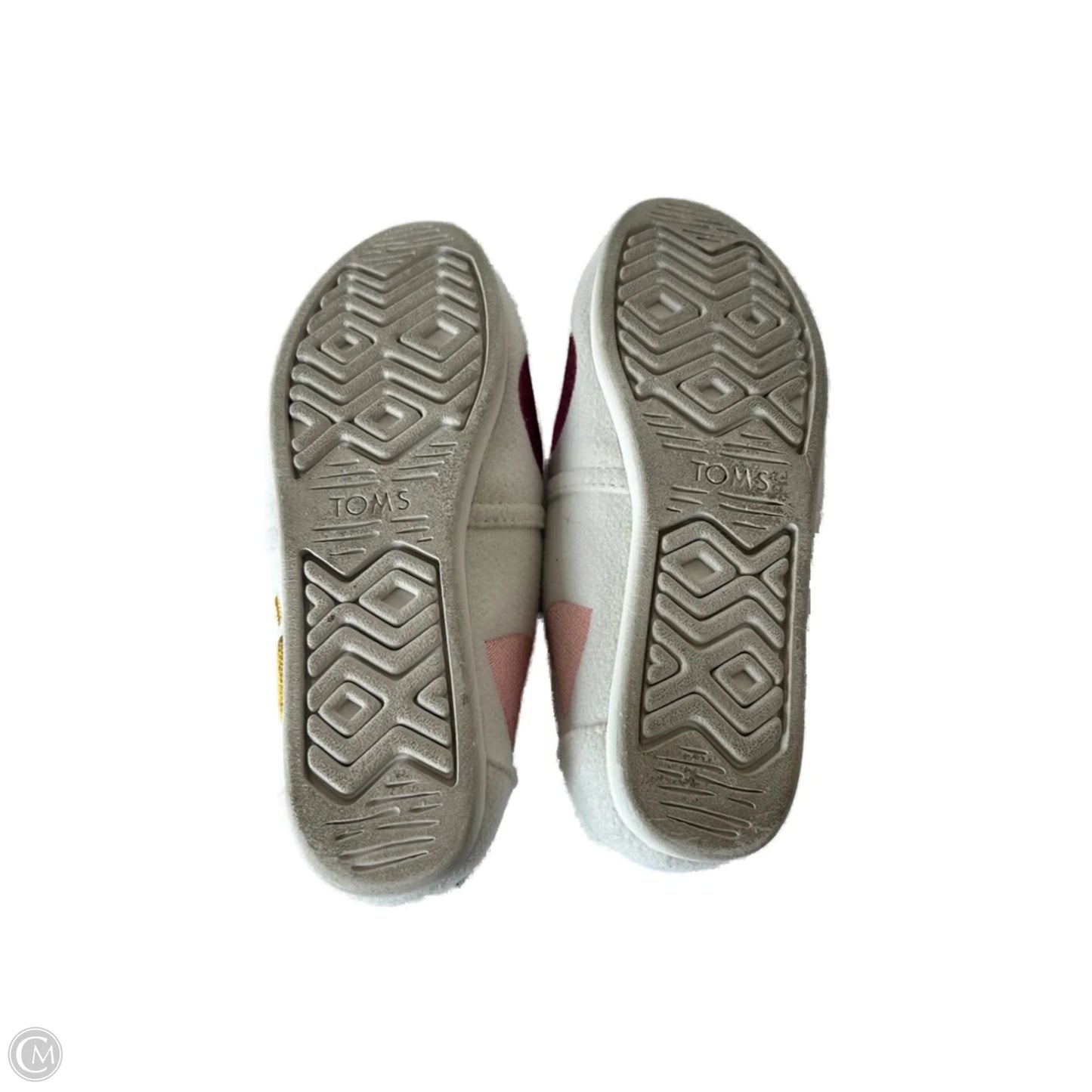 Shoes Flats By Toms In Blue & Cream, Size: 7
