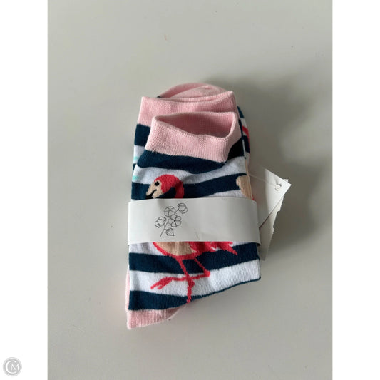 Socks By Clothes Mentor In Blue & Pink, Size: S