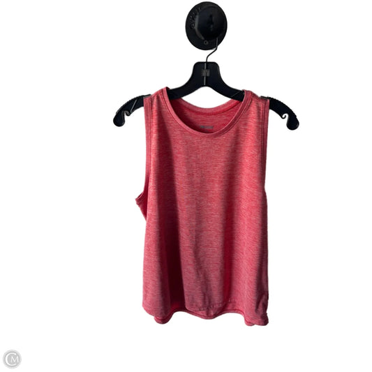 Athletic Tank Top By Clothes Mentor In Red, Size: L
