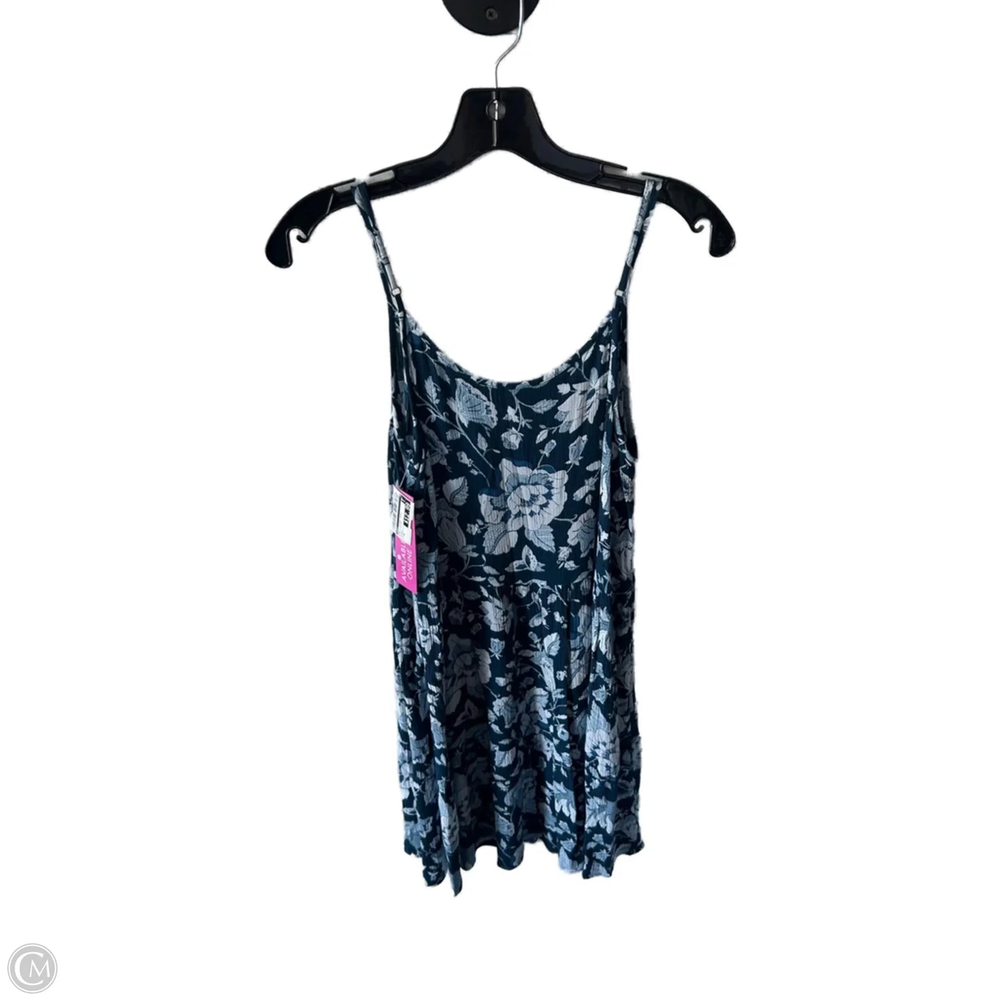 Dress Casual Short By Loft In Blue & White, Size: M