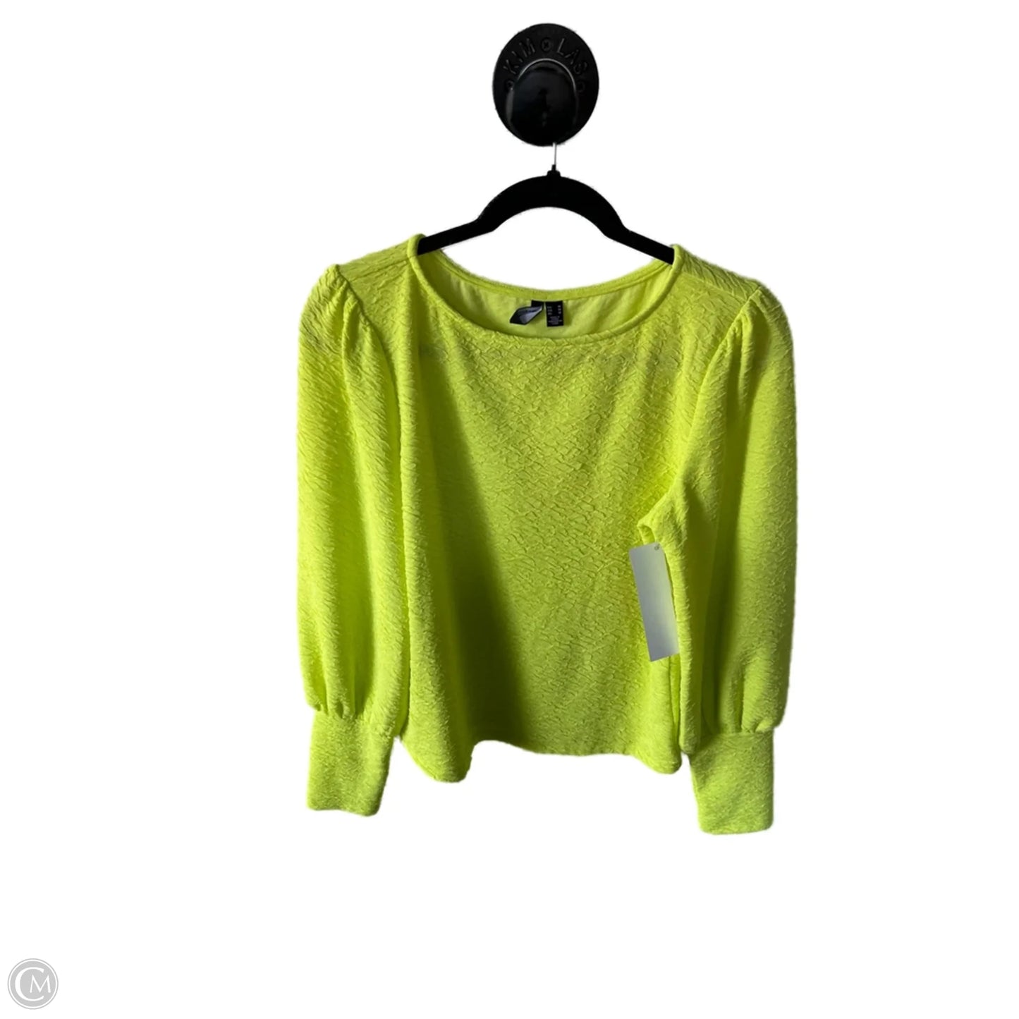 Top Long Sleeve By Vero Moda In Green, Size: M