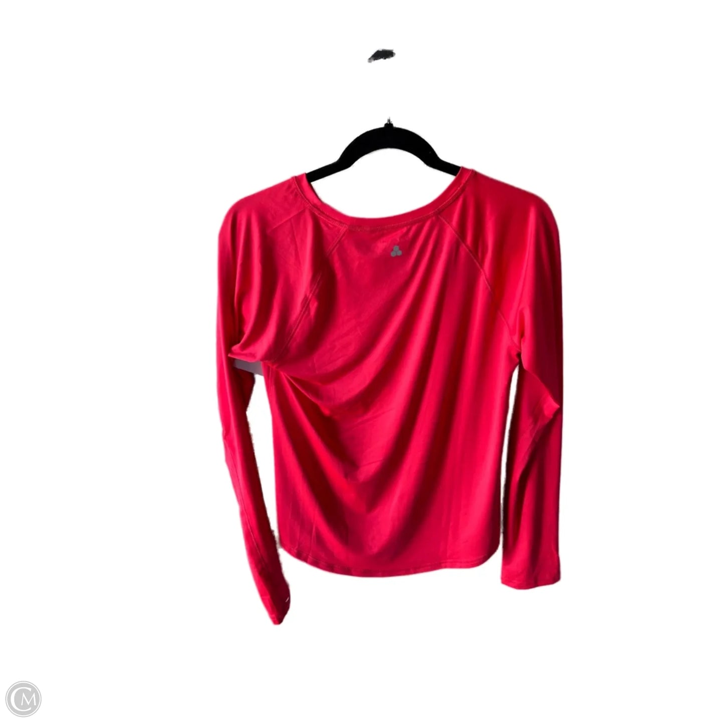 Athletic Top Long Sleeve Crewneck By Tek Gear In Orange, Size: S