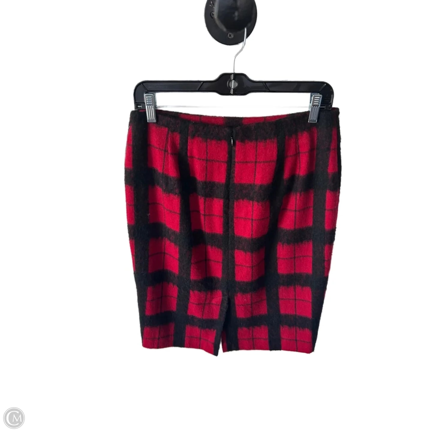 Skirt Midi By Talbots In Black & Red, Size: 4