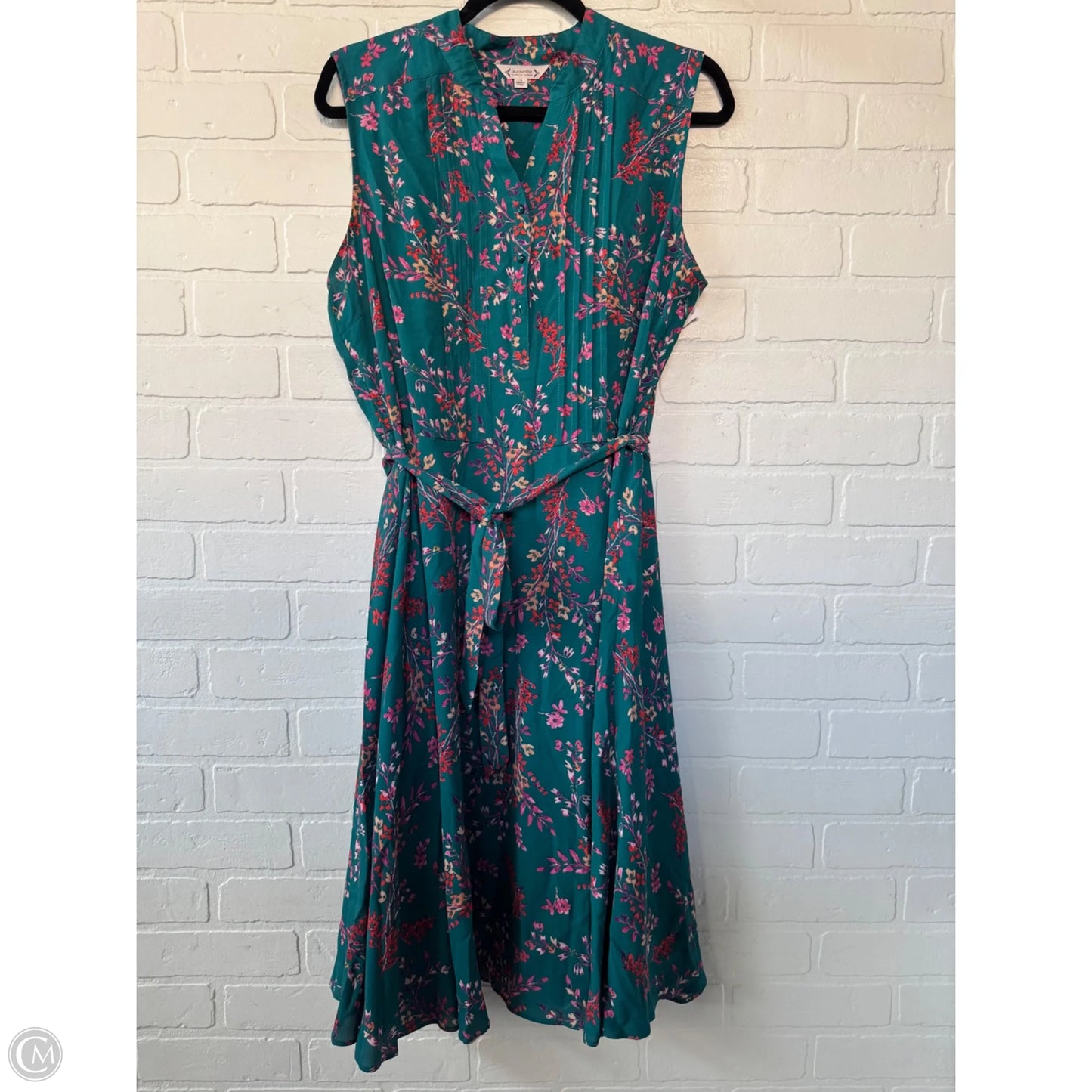 Dress Casual Midi By Nanette By Nanette Lepore In Floral Print, Size: L