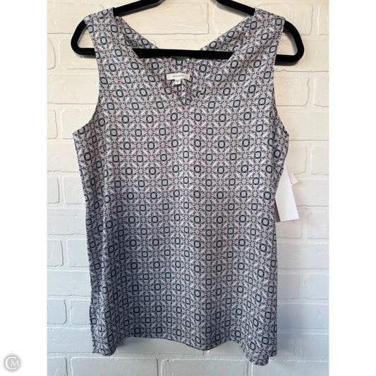 Top Sleeveless By Pleione In Grey, Size: Xs