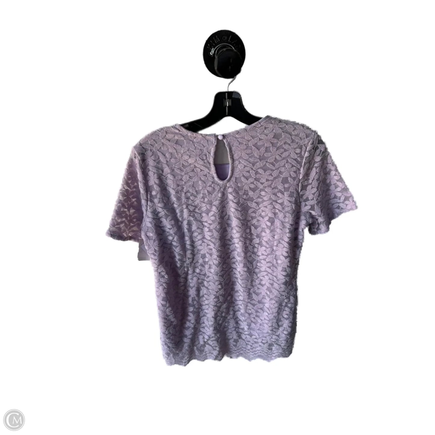 Top Short Sleeve By Clothes Mentor In Purple, Size: M