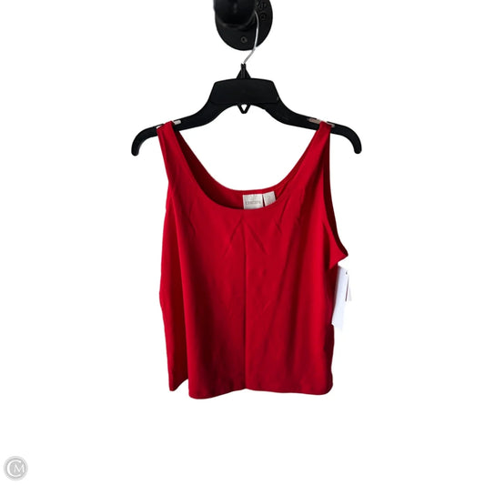 Tank Top By Chicos In Red, Size: L