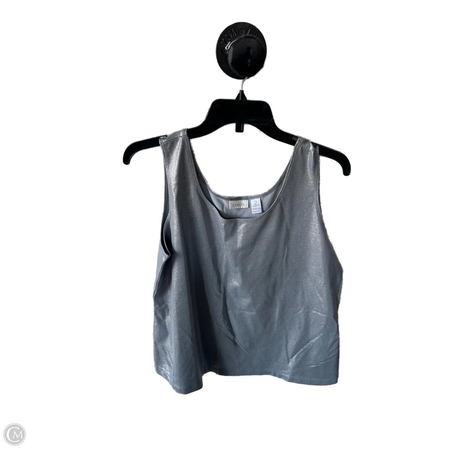 Tank Top By Chicos In Silver, Size: L