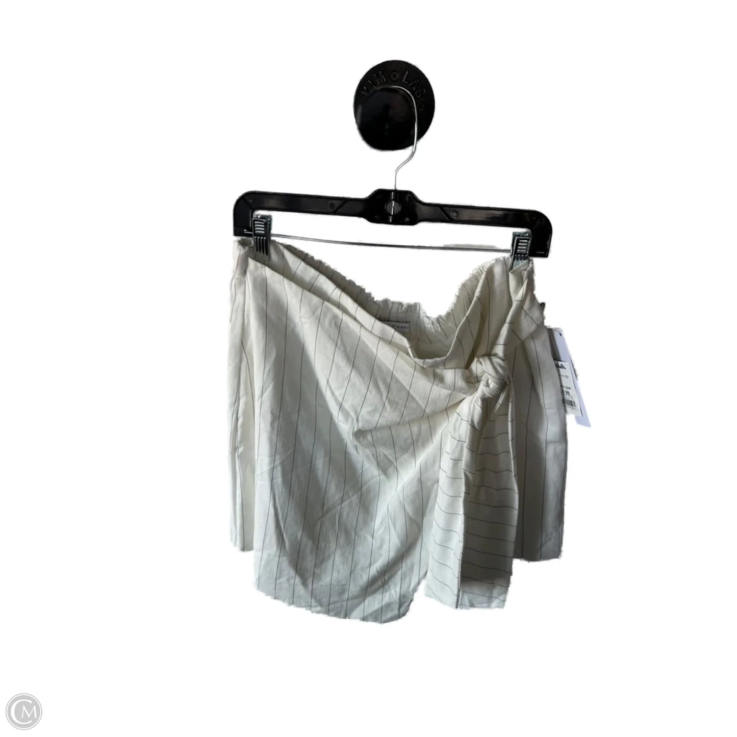 Skirt Mini & Short By Maison Damelie In Black & White, Size: 16