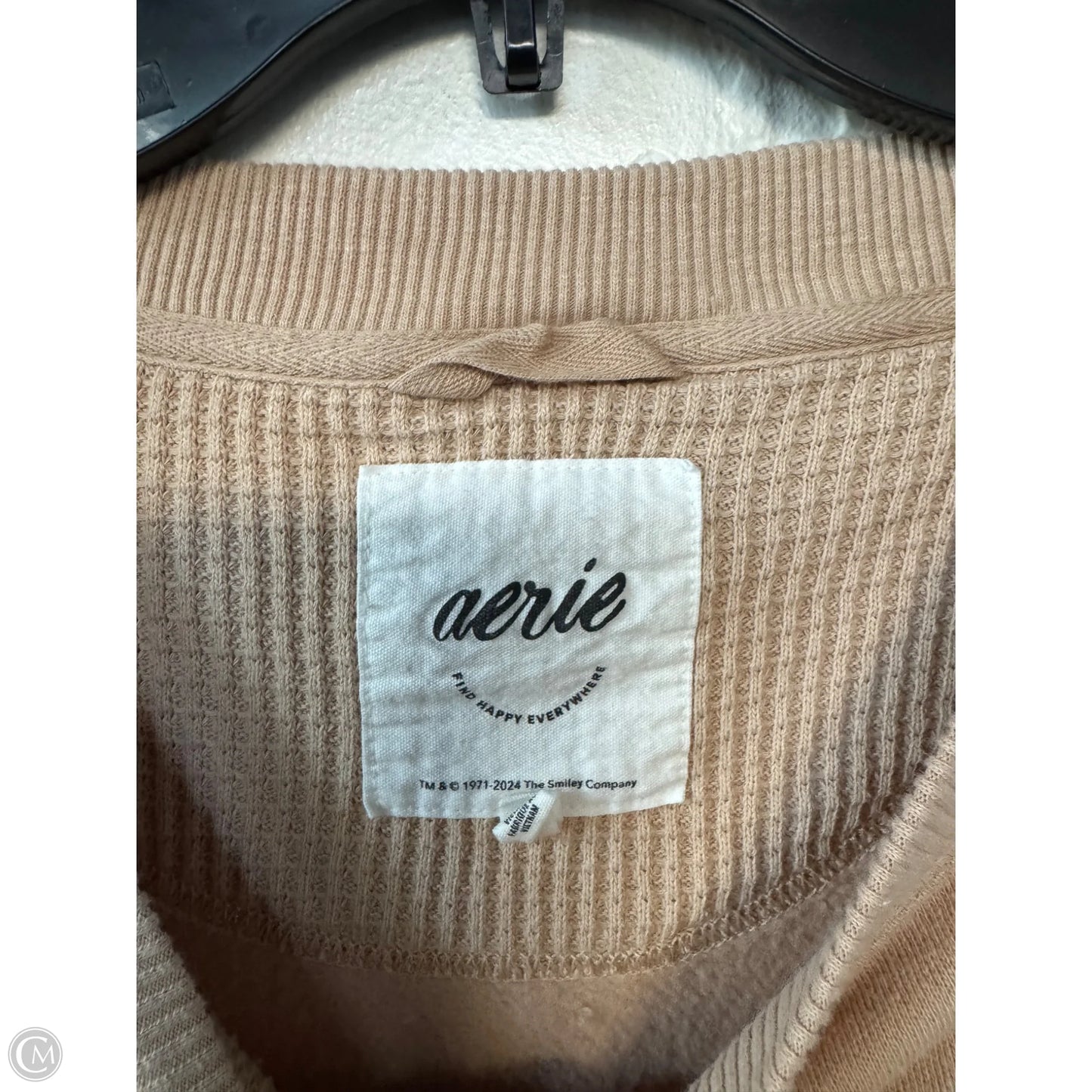 Sweatshirt Crewneck By Aerie In Tan, Size: L