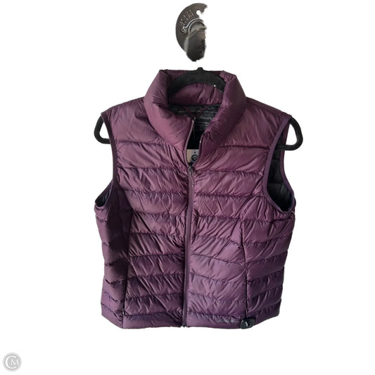 Vest Puffer & Quilted By Eddie Bauer In Purple, Size: L