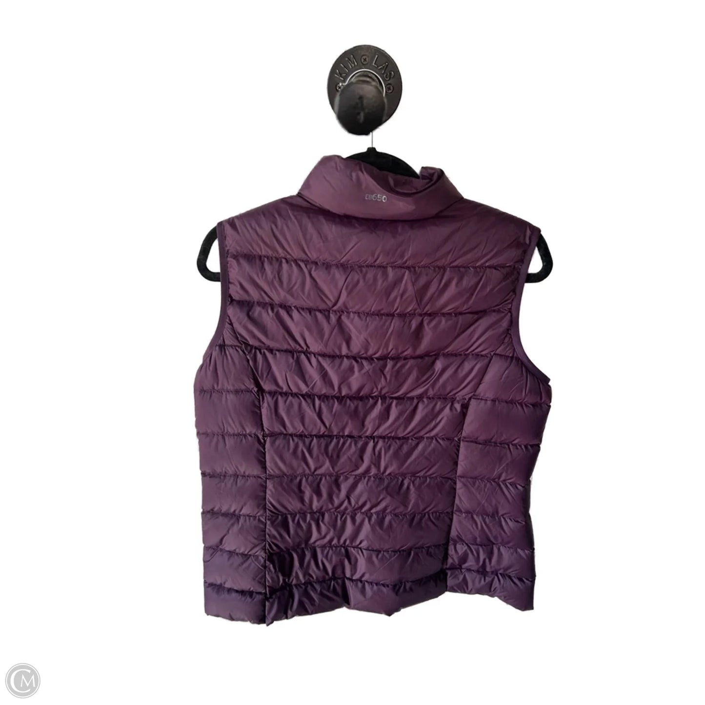 Vest Puffer & Quilted By Eddie Bauer In Purple, Size: L