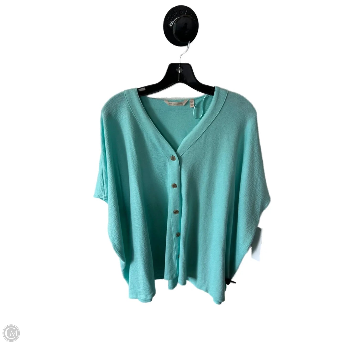 Sweater Cardigan By Soft Surroundings In Blue, Size: S