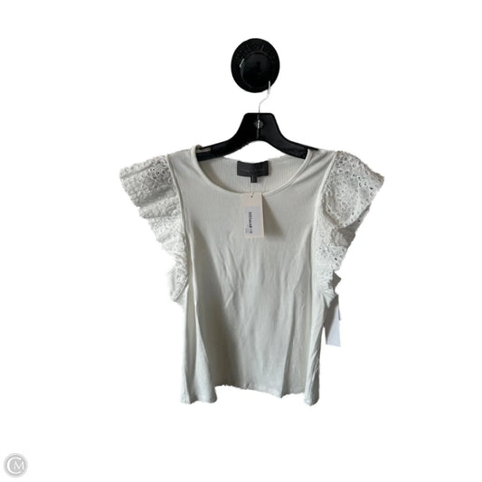Top Short Sleeve By Sunday In Brooklyn In White, Size: Xl