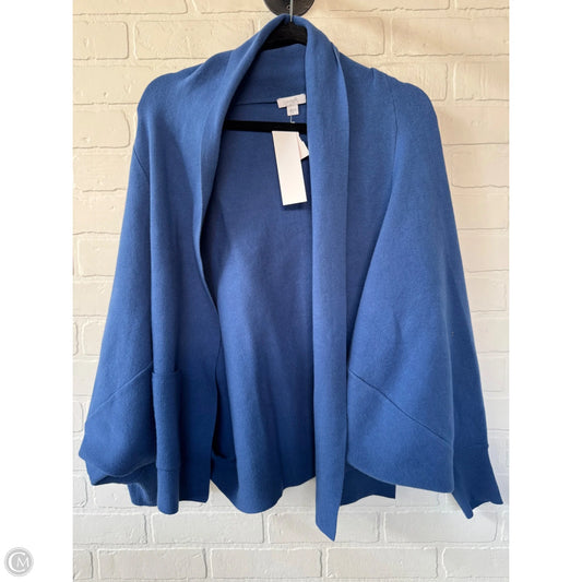 Sweater Cardigan By Pure Jill In Blue, Size: M