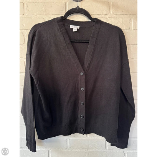 Sweater Cardigan By J. Jill In Black, Size: S
