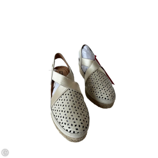 Shoes Heels Wedge By Pikolinos In Cream, Size: 8