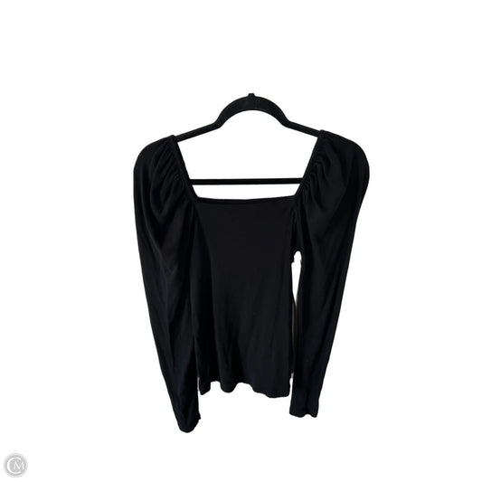 Top Long Sleeve By Bobi In Black, Size: Xs