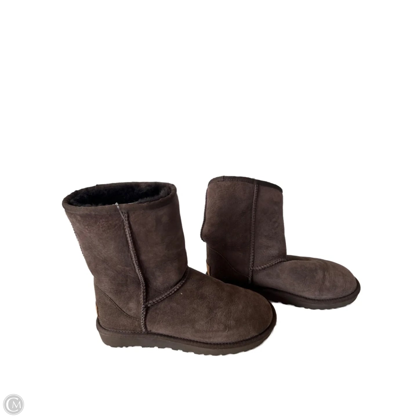 Boots Designer By Ugg In Brown, Size: 7