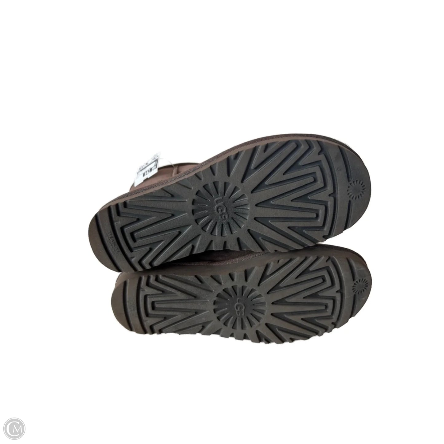 Boots Designer By Ugg In Brown, Size: 7