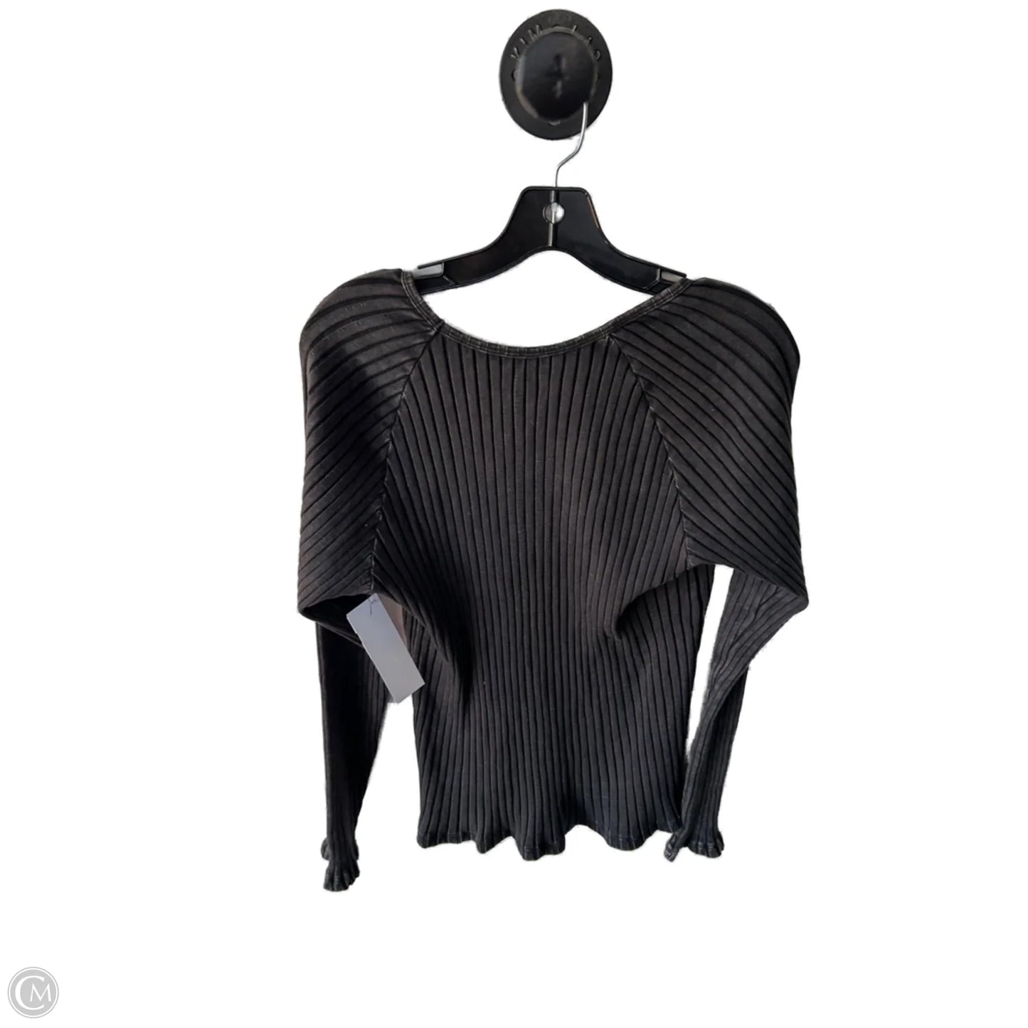 Top Long Sleeve By Knox Rose In Black, Size: L