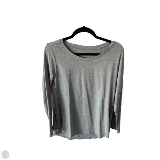 Top Long Sleeve Basic By Soft Surroundings In Grey, Size: M