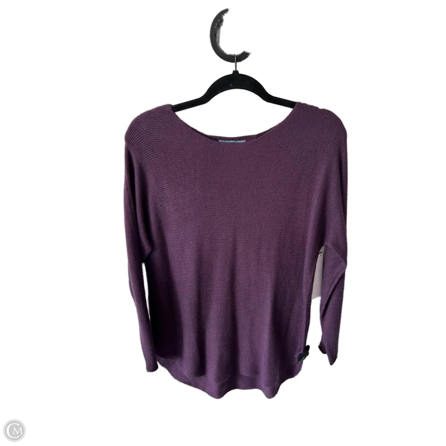 Sweater By Joan Vass In Purple, Size: L