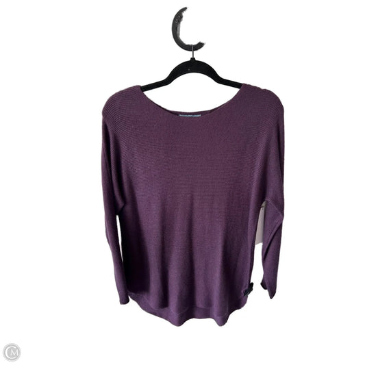 Sweater By Joan Vass In Purple, Size: L
