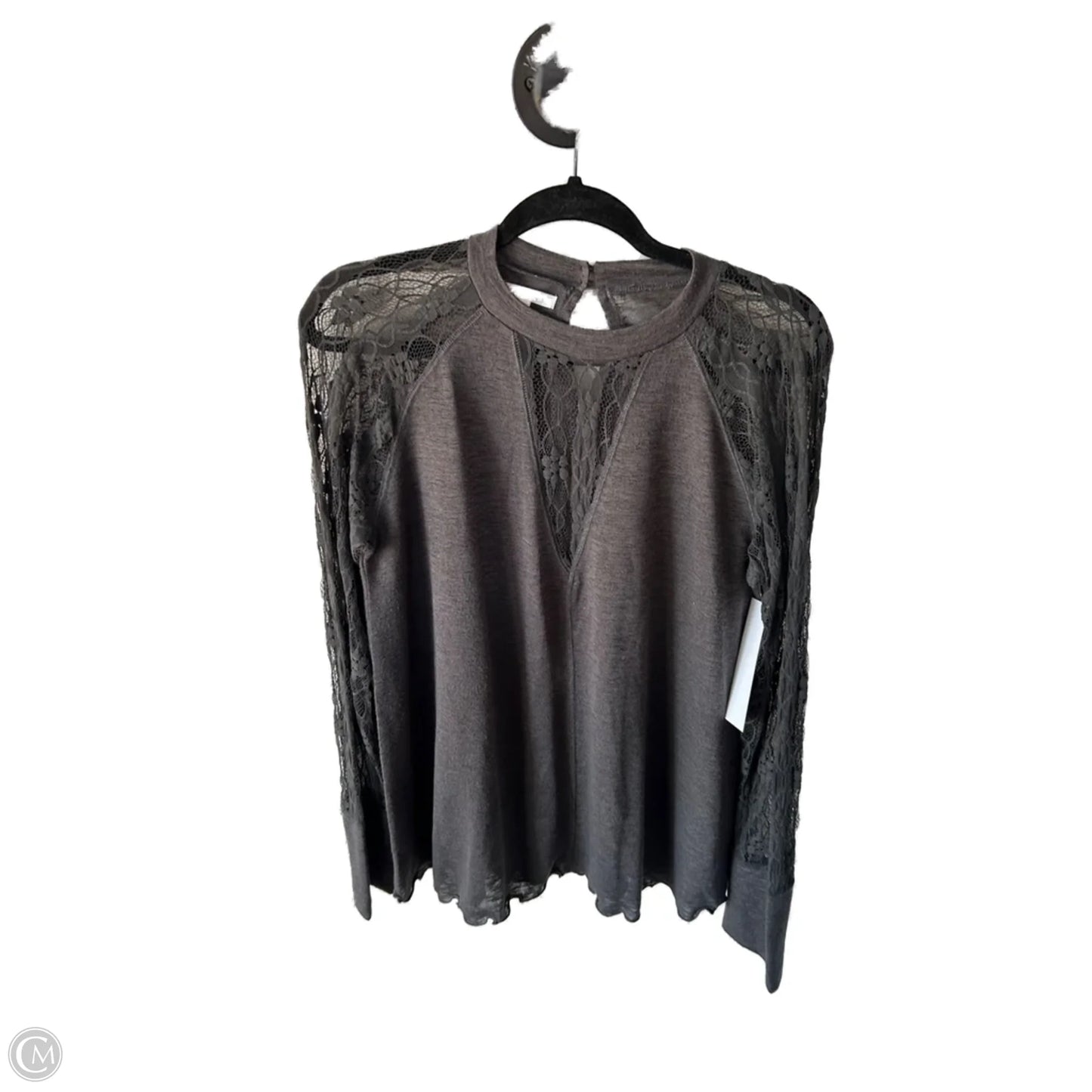 Top Long Sleeve By Maurices In Grey, Size: Xl