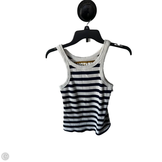 Tank Top By Mother In Blue & Cream, Size: Xs