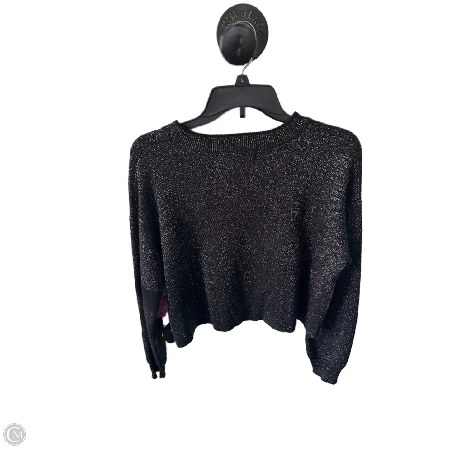 Sweater By John + Jenn In Black & Silver, Size: S