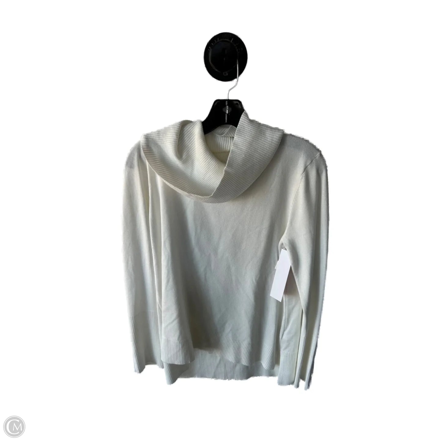 Sweater By Cable And Gauge In White, Size: L
